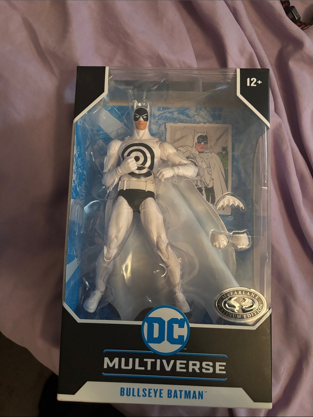 DC Bullseye Batman Action Figure - White, Black